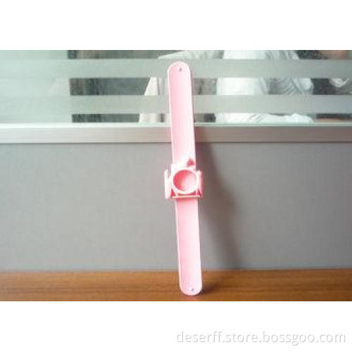 Pink Clock Rubber Watch Straps , 280 * 30 * 2mm